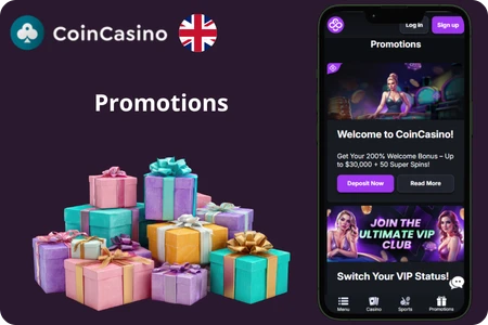 CoinCasino promotions