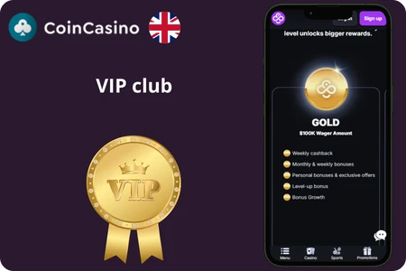 Coin casino vip club