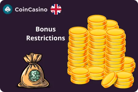 CoinCasino Wagering and Other Bonus Restrictions