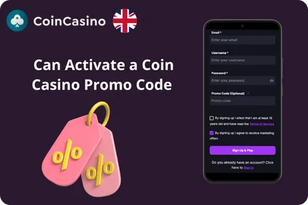 CoinCasino Who Can Activate Promo Code