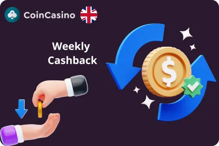 CoinCasino Weekly Cashback