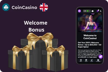 CoinCasino Welcome Bonus