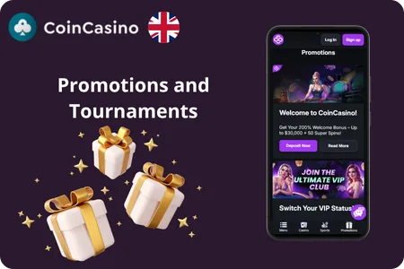 CoinCasino Promotions and Tournaments